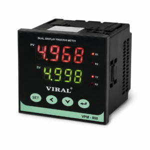 Single Phase Ampere Controller AC Or DC, Double Display - 0 - 5000 A AC C.T. Selectable, Shunt Selection Ratio 9000 A DC