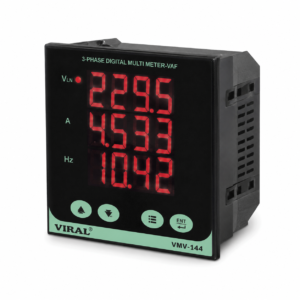 Single Phase Volt Ampere Watt ( VAW ) Indicator - 96 X 96 X 55 mm (0.56" Display) / Cat VAW - 9601