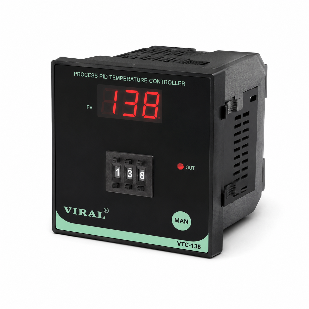Thumbwheel Temperature Controller - Single Sensor ( J / K / PT-100 ) ( Factory Set )