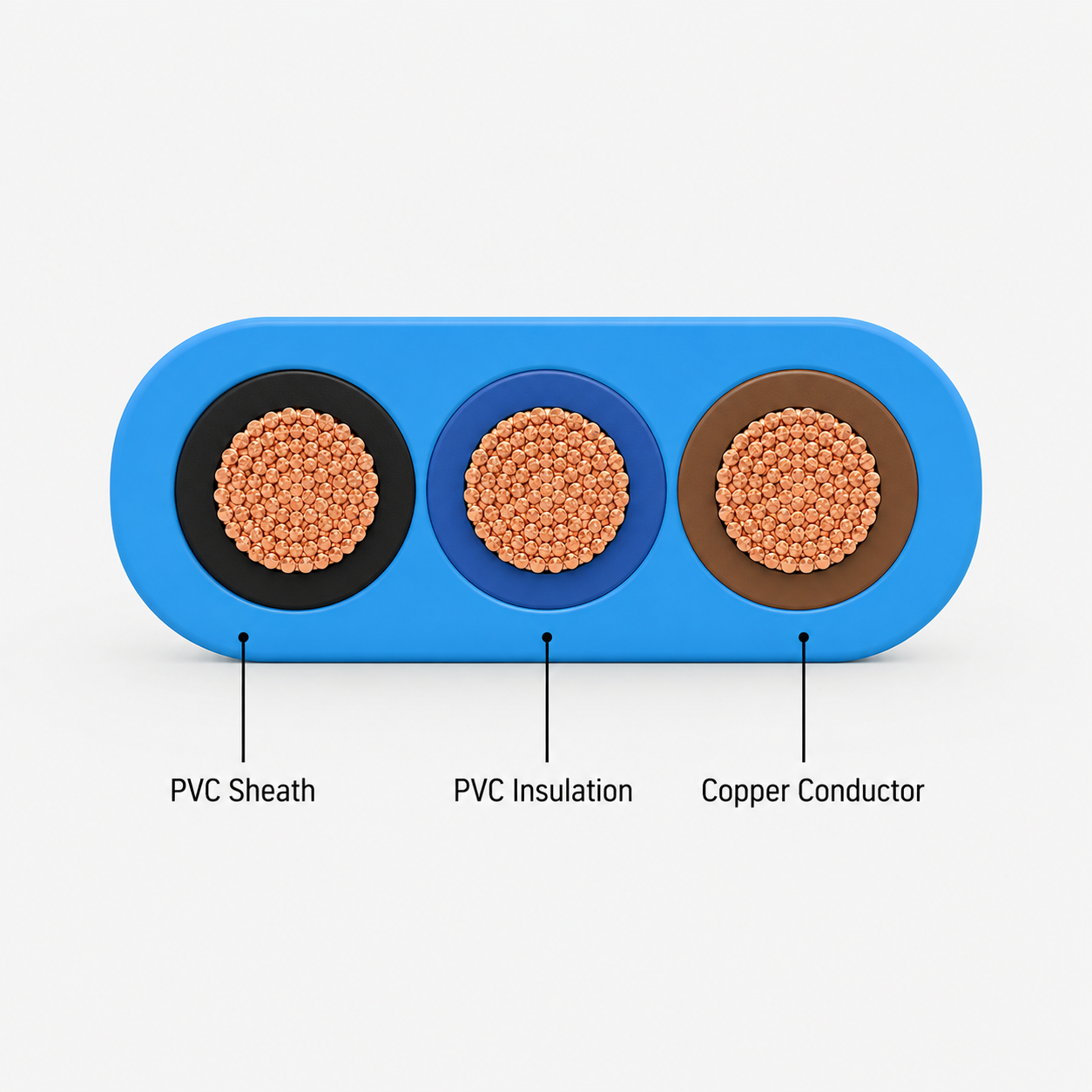 Jainson 3 Core Submersible Flat Cables (Up to 1100 V) - Image 2