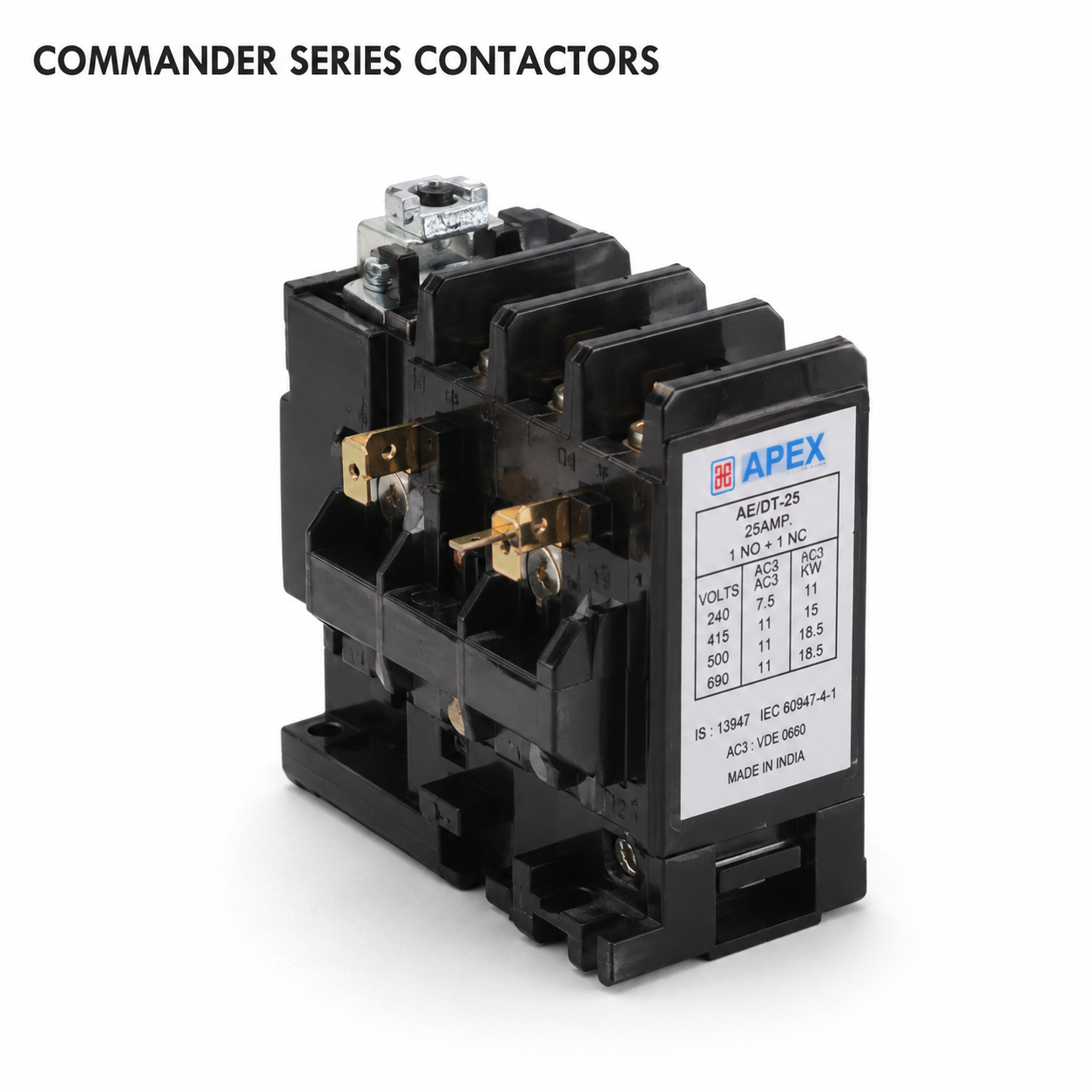 Commander Series Contactors (DIN Rail)
