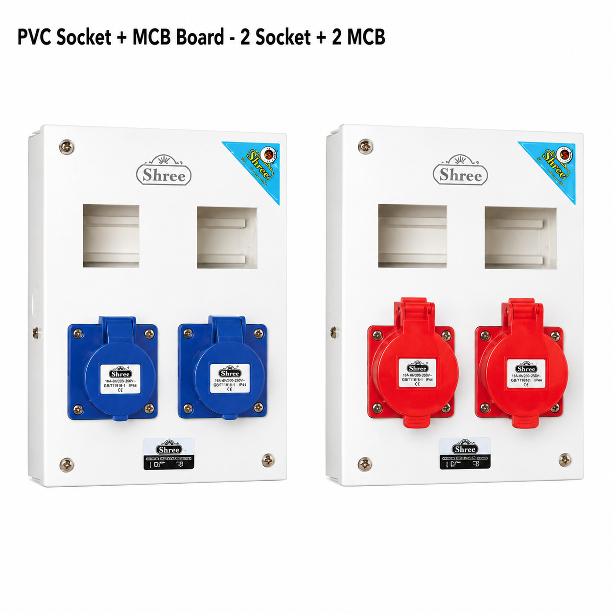 PVC 2 Socket + 2 MCB Board - Image 2