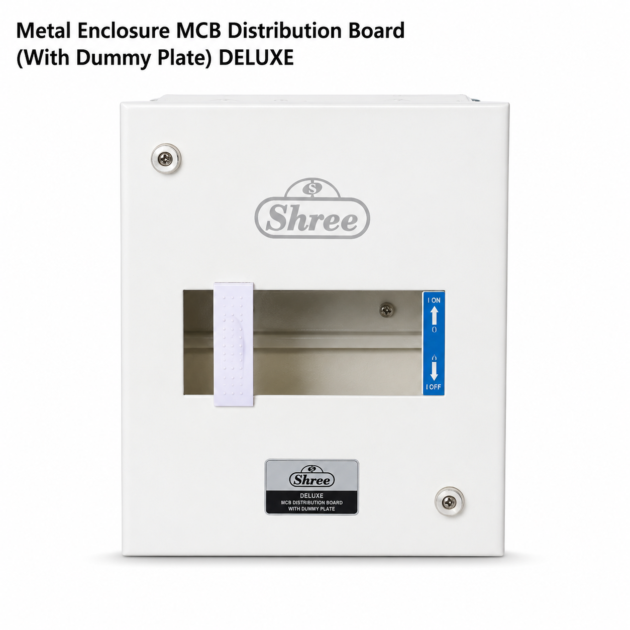 Metal Enclosure MCB Distribution Board With Neutral Busbar & Dummy Plate Deluxe