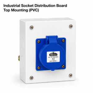 Industrial Socket Distribution Board Top Mounting - PVC