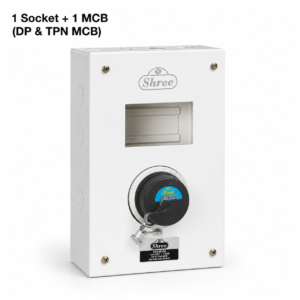 1 Socket + 1 MCB Board - DP & TPN MCB
