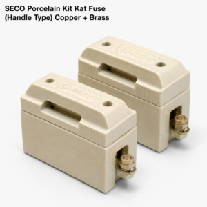 SECO Porcelain Kit Kat Fuse (Handle Type) Copper + Brass
