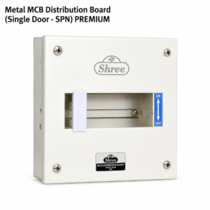 Metal MCB Distribution Board (Single Door - SPN) Premium