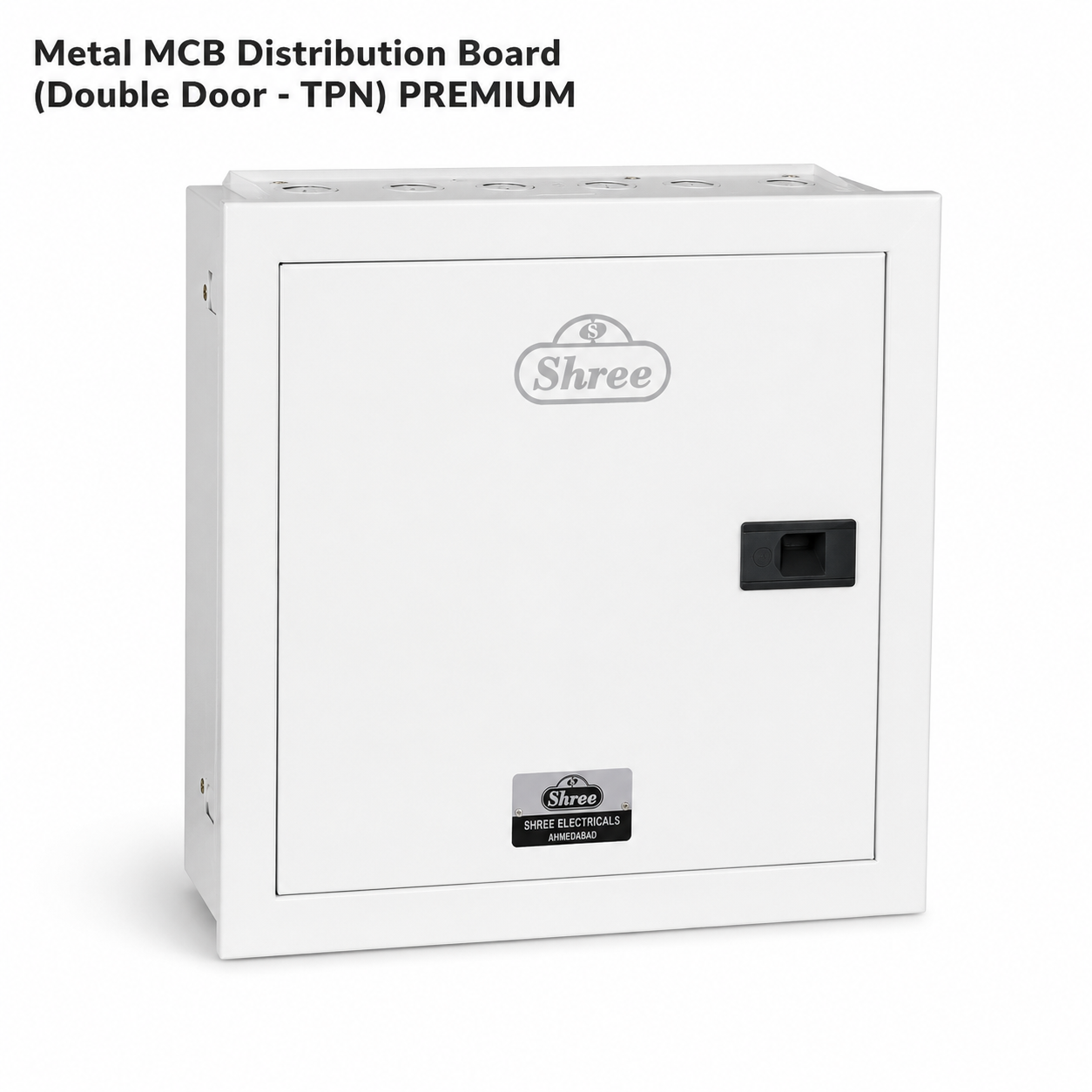Metal MCB Distribution Board (Double Door - TPN) Premium