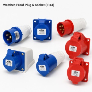 Weather-Proof Plug & Socket 16A x 3Pin (IP44)