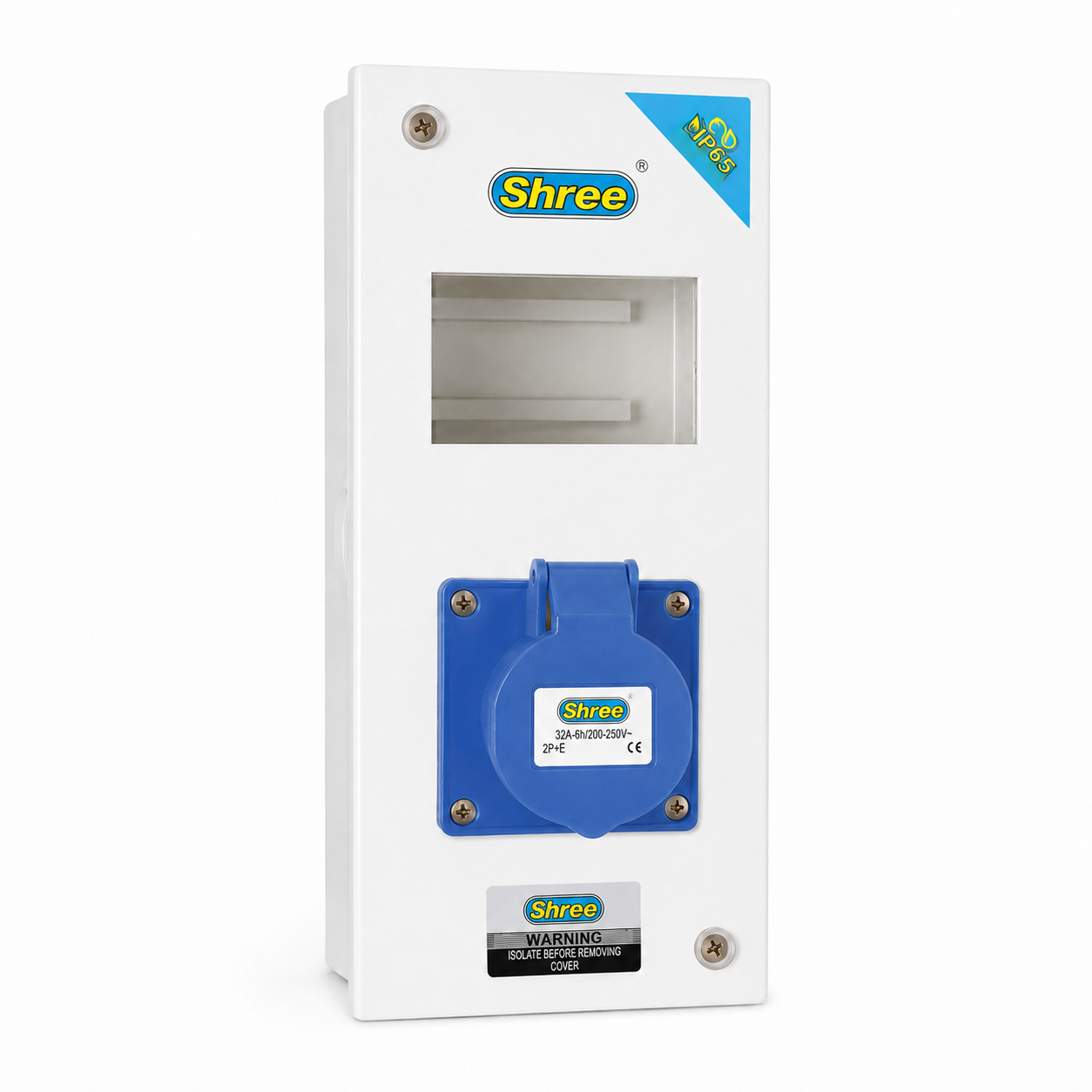 PVC 1 Socket + 1 MCB Board - Image 2