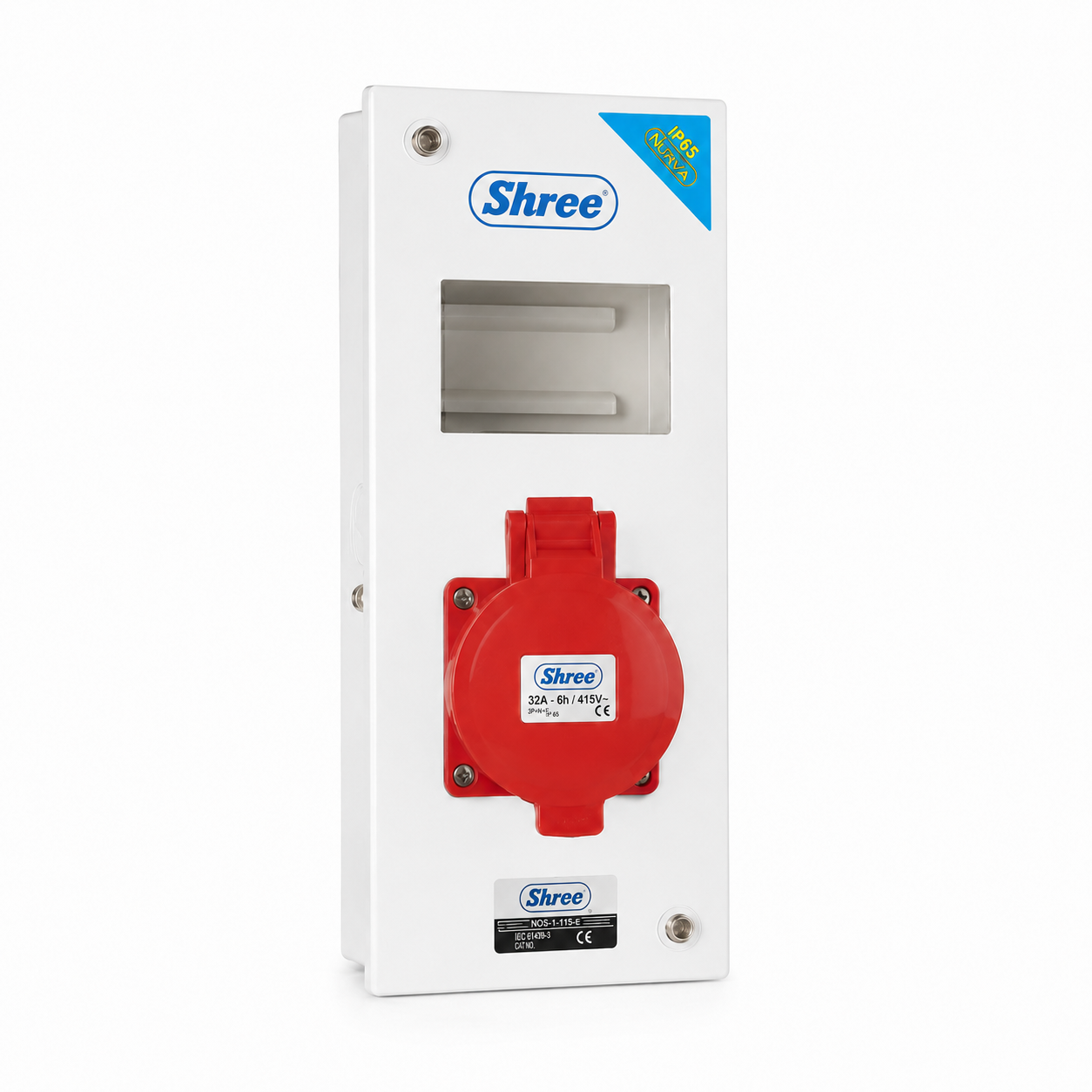 PVC 1 Socket + 1 MCB Board