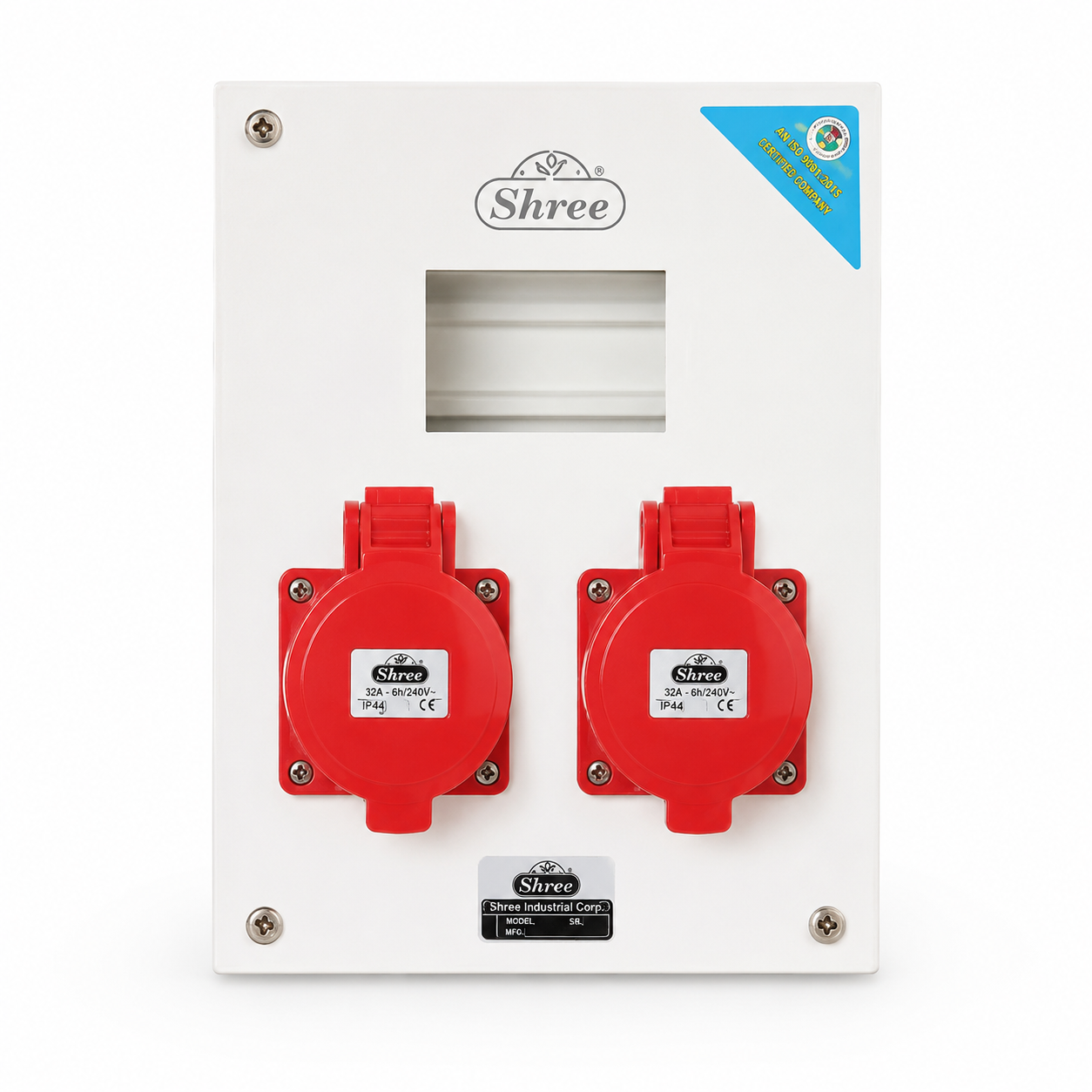 PVC 2 Socket + 1 MCB Board