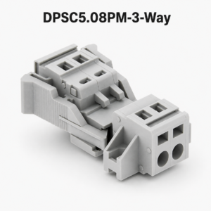 Elemex DPSC5.08PM (3 Way) Spring Clamp Terminals