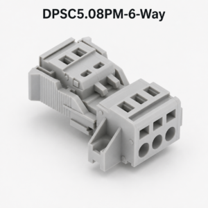 Elemex DPSC5.08PM (6 Way) Spring Clamp Terminals