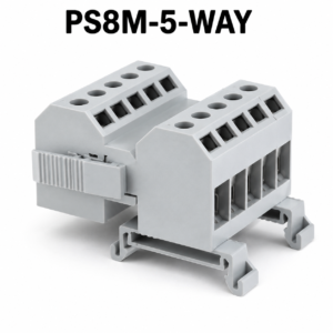 Elemex PS8M - 5 Way Plug and Socket