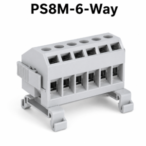 Elemex PS8M - 6 Way Plug and Socket